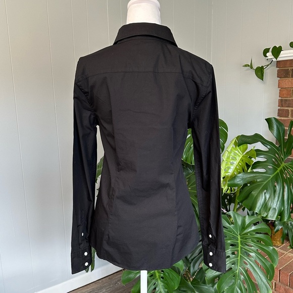 🛍️ Kim Rogers 100% cotton Easy Care button down shirt excellent condition. - Picture 3 of 10